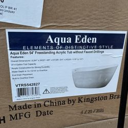 Freestanding Acrylic Tub 54”