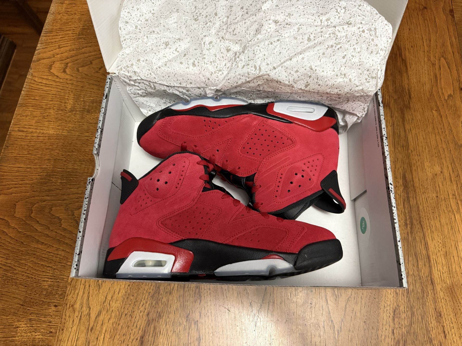 Jordan 6 Retro Toro Bravo Size 9