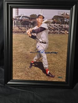 Ted Williams Signed 11x14 Photo Framed Boston Red Sox TRISTAR Hologram Verified