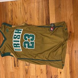 LeBron James Irish Jersey 