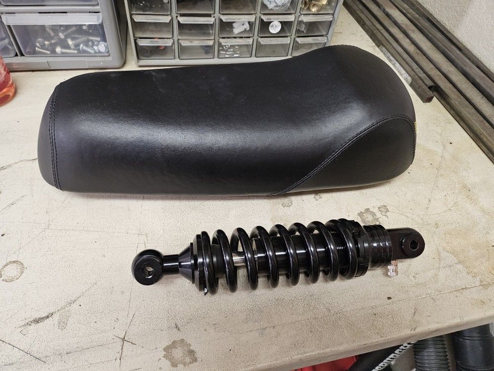 Ebike Seat And Rear Shock From Ariel Rider