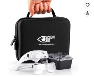 Vision Aid Magnifying Glasses with light and lenses