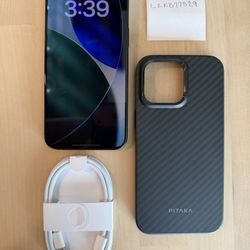 iPhone 15 Pro Max In  Black Titanium 256 Unlocked