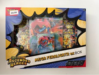 Ascended Heroes Mega Feraligatr EX box