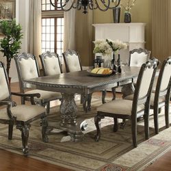 Kiera Gray Formal Dining Set

