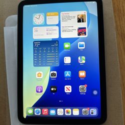 Like New 8.3 inches Apple iPad Mini 6th Generation WiFi 64GB Gray A2567 AppleCare 6/2026 