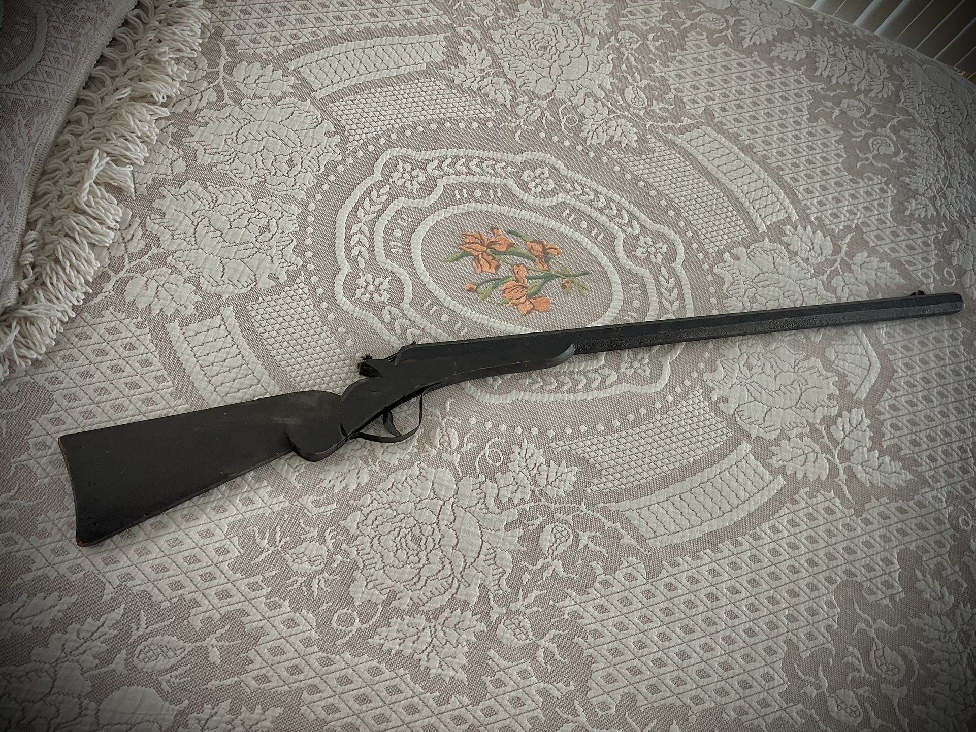 Folk Art Wooden Rifle