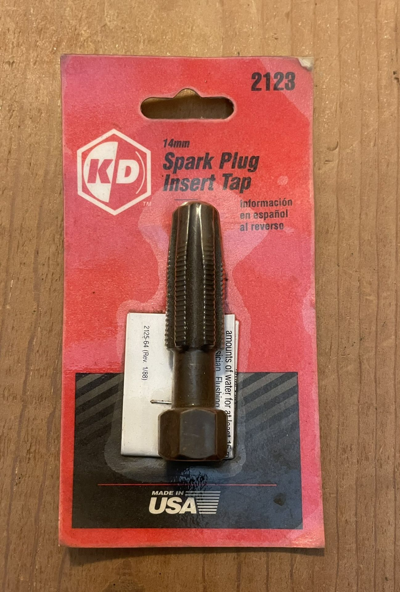 KD Tools 2123 14MM Spark Plug Insert Tap