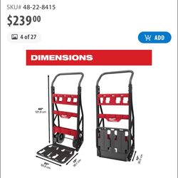 Milwaukee Packout 2 Wheel Cart