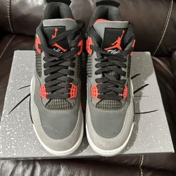 Lightly Used Jordan 4 Retro Infrared Shoes