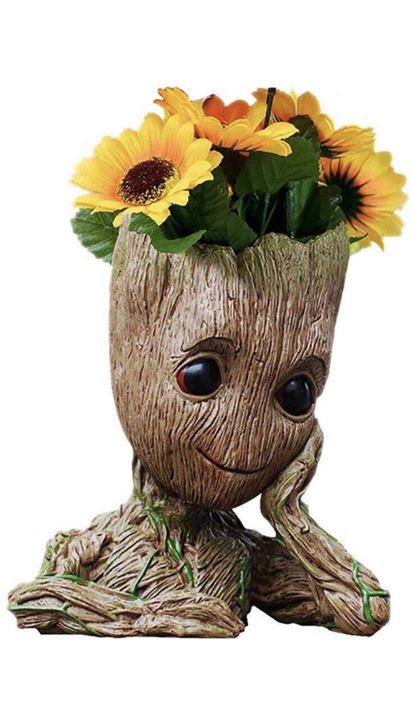 Groot Tree Man Flower Pot with Drainage Hole - Perfect Gift for anyone