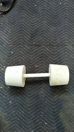 20lbs dumbbell cement concrete