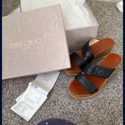 BRAND NEW JIMMY CHOO SUMMER WEDGE