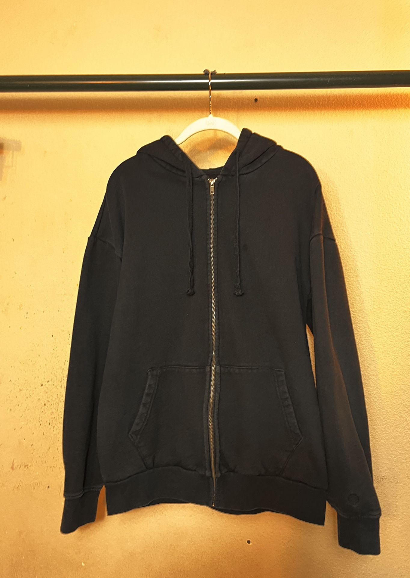 Blank Black Zip-up Hoodie