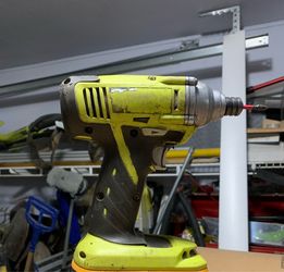 18v ryobi 1/4” impact drill