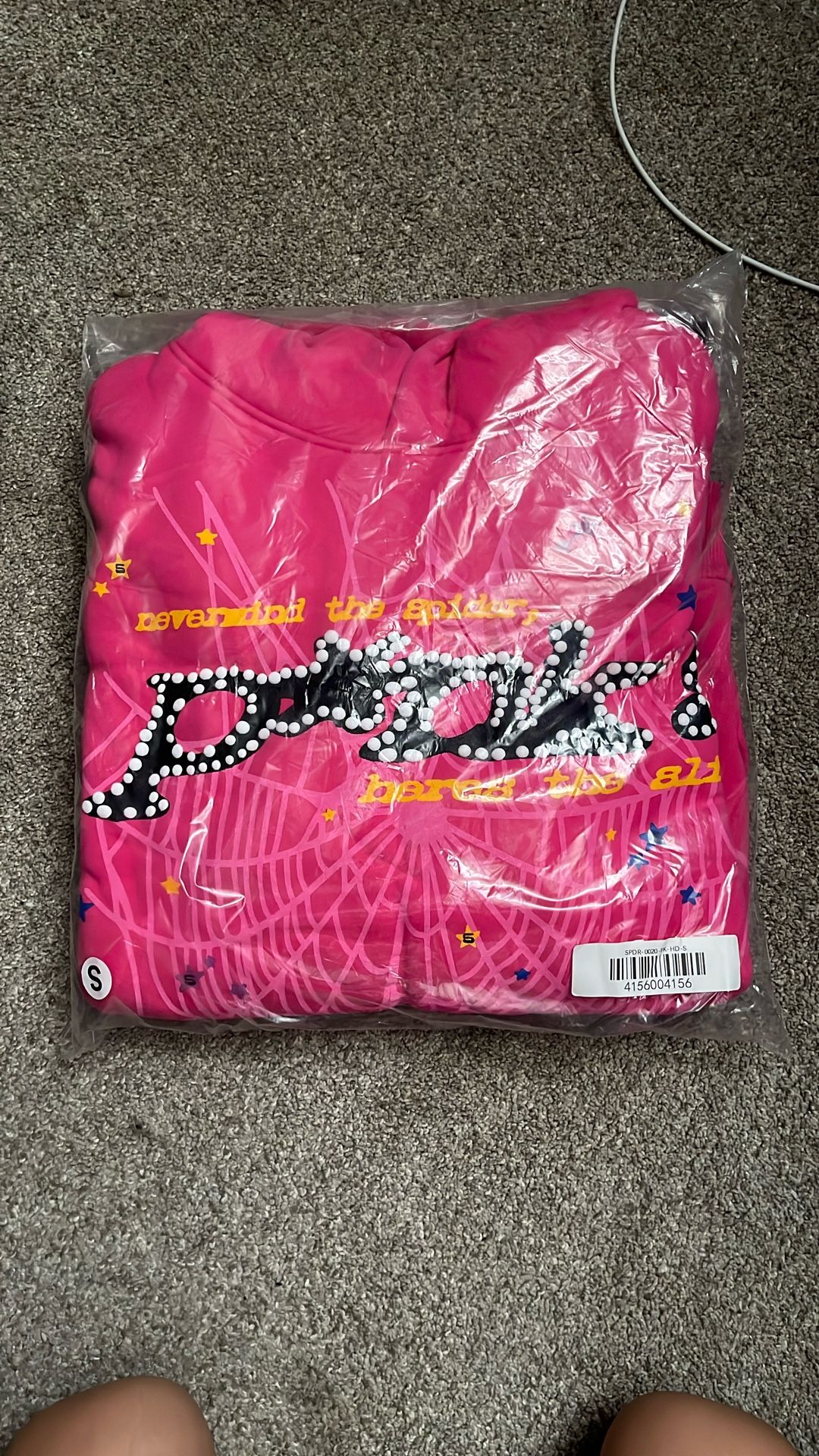 pink 11 spider hoodie