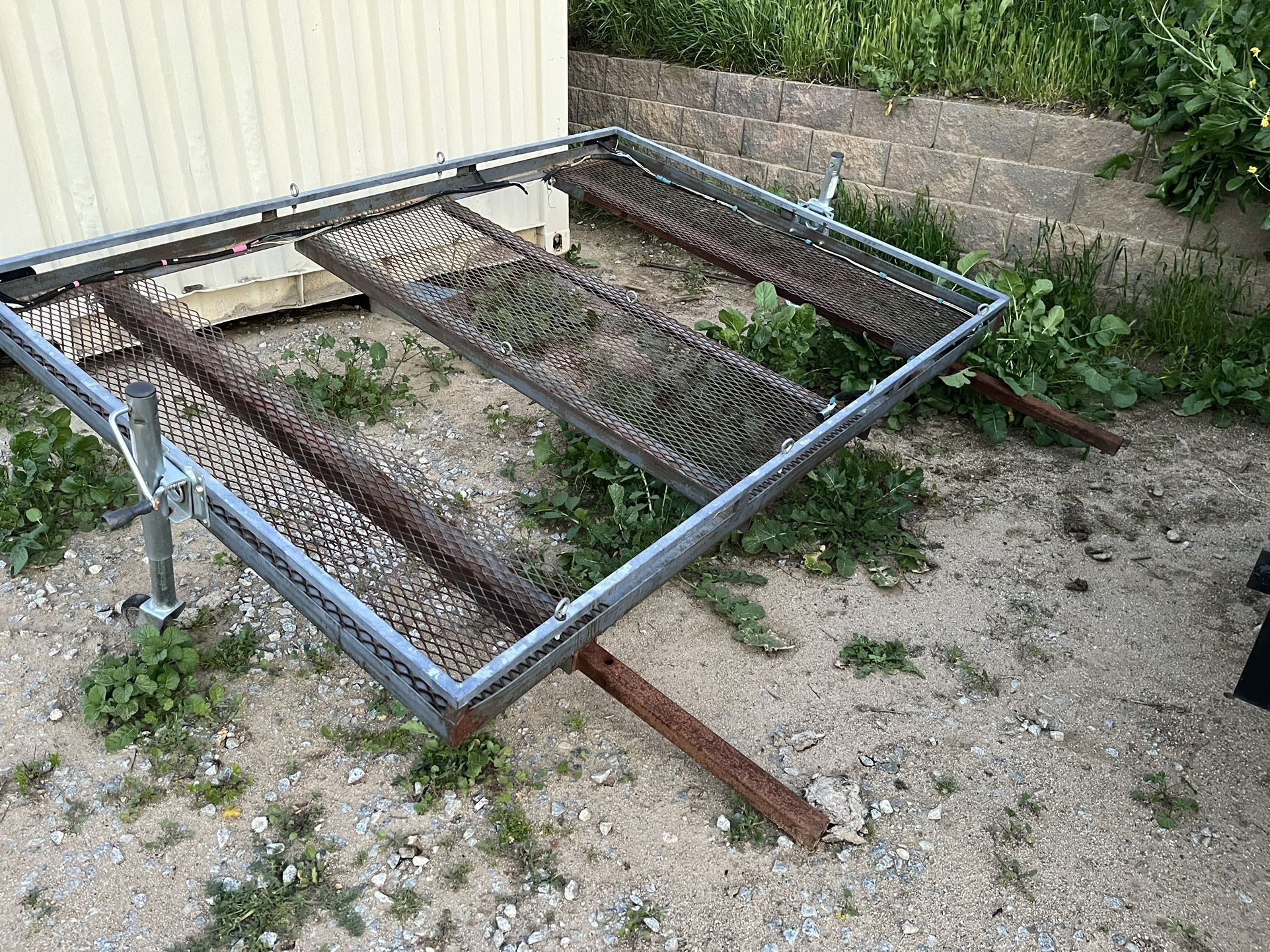 RV Toy hauler Extended Rack