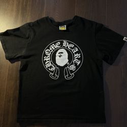 Bape x chrome heart shirt