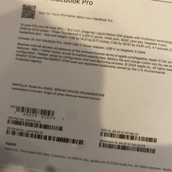Mac Book Pro 16 Inch 