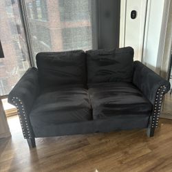Classic Furniture Loveseat / Couch in Black