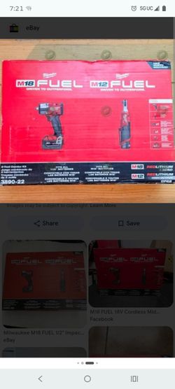 Half inch impact wrench ratchet combo kit Milwaukee M18
