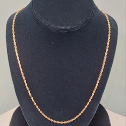 24" ROPE CHAIN 14K YG / 10.7G