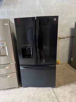 Black KENMORE ELITE 36” FRIDGE REFRIGERATOR NEVERA HELADERA FRIO REFRIGERADOR GOOD CONDITION DELIVERY 🚚 AVAILABLE WARRANTY 100 DAYS 7️⃣8️⃣6️⃣4️⃣2️⃣0️