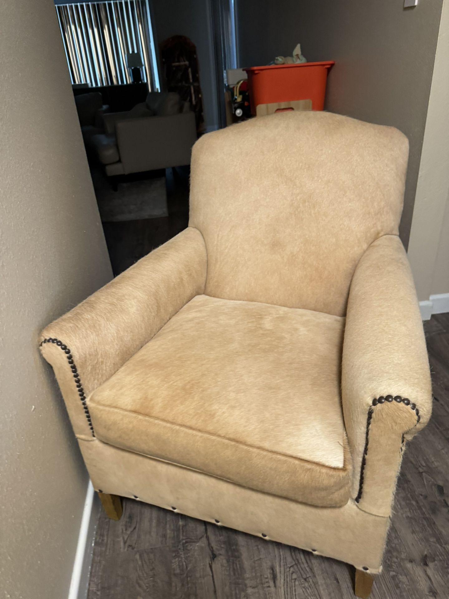 Restoration Hardware- Authentic Camel Chair