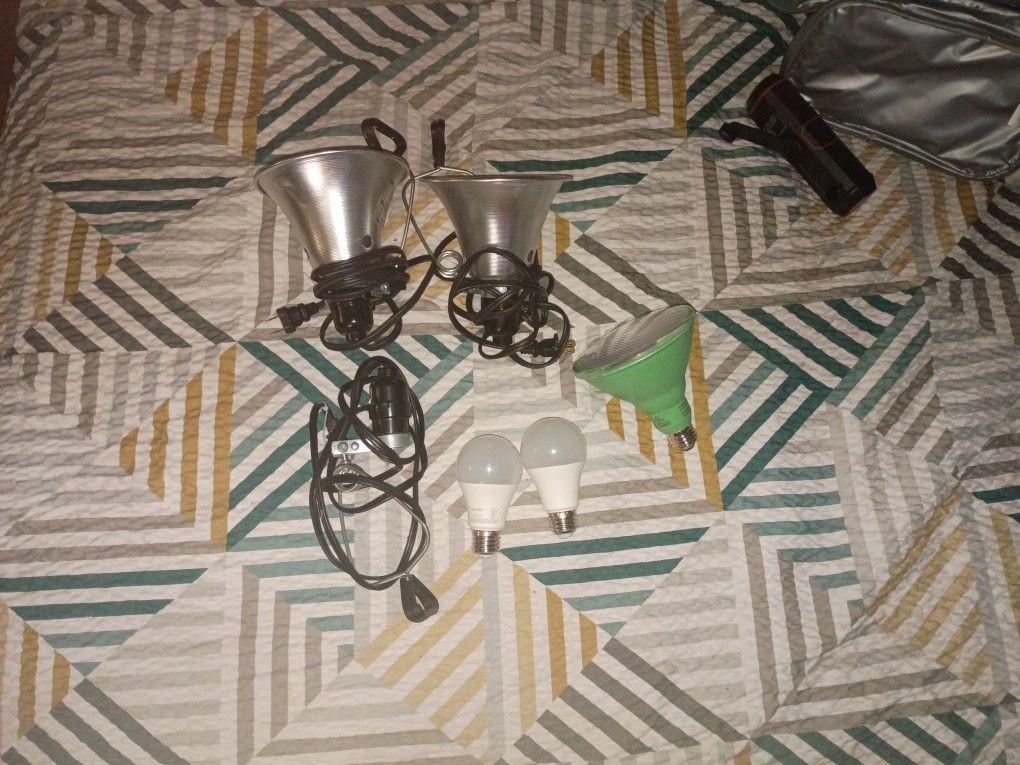 300 Watt Purple Led Light With Fixtures/2-)White Led