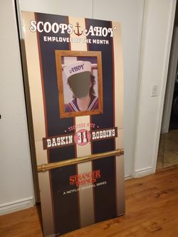 Stranger Things x Baskin Robin's Promotional Standee