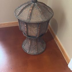 Vintage Wicker Japanese Basket