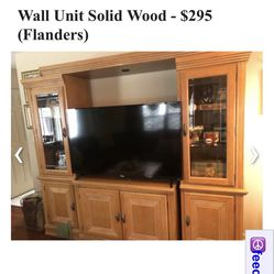 Wall Unit Solid Wood