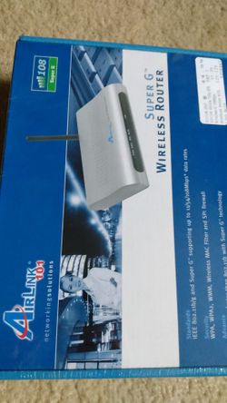 802.11g Wi-Fi router AR430W (DD-WRT capable)