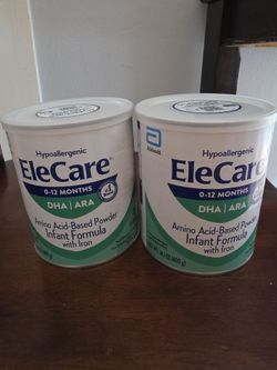 EleCare Hypoallergenic Infant Formula 14.1 oz – 2 Cans
