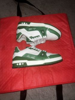 Louis Vuitton Trainers “ Green Monogram “