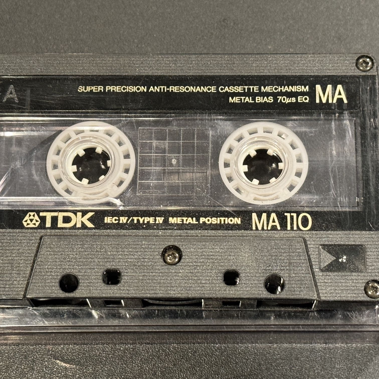 Blank Cassette カセットテープ l Position Type4 MAR46 TDK 未開封 /00110 TDK MA 110 Metal Alloy Cassette Tape IEC IV Type 4, Sold as blank