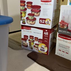 Rubbermaid Sets Glass And Plastic