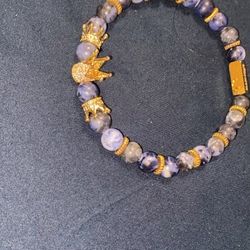 $35 Crown Beaded Bracelet 