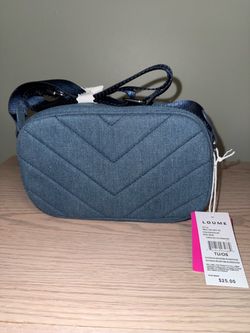 Loume Denim Camera Crossbody Bag