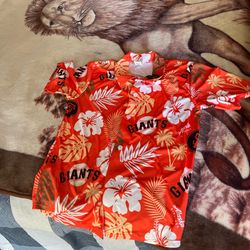 San Francisco Giants Alaskan Airlines, Hawaiian T-shirt adult size large