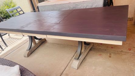 Large dining table