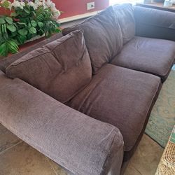 Couch, Sofa Sleeper, dark plum La-Z-Boy 
