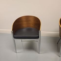 Wood And Metal Chairs