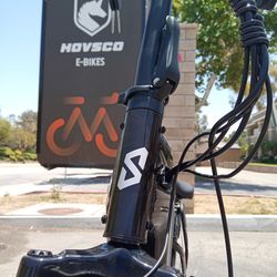 SIZZLEBK S200 Foldable Step Thru 20" EBike Black 