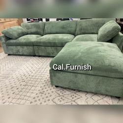 Corduroy Modular sofa sets 2024 design