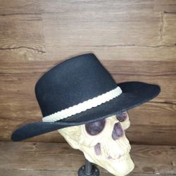 Australian Country style Gordon Grover Wool Black Fur Felt Hat