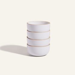 Our Place Soup Bowls - Set of Four Size 6” Handcrafted Ceramic Bowls | Versatile for Soups, Oats, & Desserts | Chip-Resistant, Restaurant-Grade