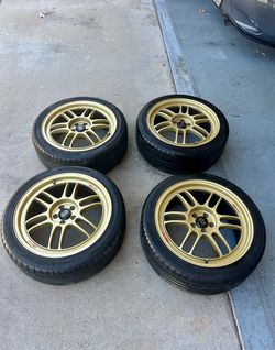 18” Enkei RPF1 Gold Wheels