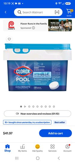 Chlorine tabs - pool chemicals