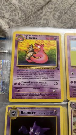Slowbro Pokémon card 1995